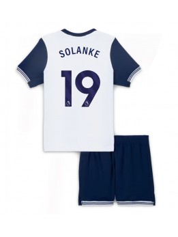 Detské Futbalové oblečenie Tottenham Hotspur Dominic Solanke #19 2024-25 Krátky Rukáv - Domáci (+ trenírky)